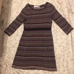 💙 Anthropologie Sparrow Clara Fair Isle Sweater Dress